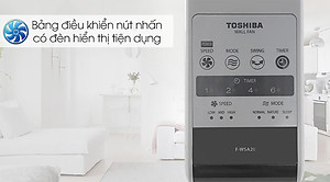 Quạt Treo Tường Toshiba F-WSA20(H)VN (55W) - Xám - Hàng chính hãng
