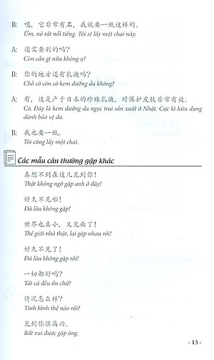 Giao Tiếp Tiếng Trung Dành Cho Bán Hàng