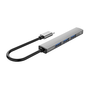 Hub Type C ra 4 cổng USB Orico AH-13-GY-BP - Hàng Chính Hãng