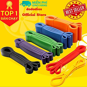 VÀNG 7KG -  Dây Cao Su Kháng Lực Powerband Tập Toàn Thân Chính Hãng dododios