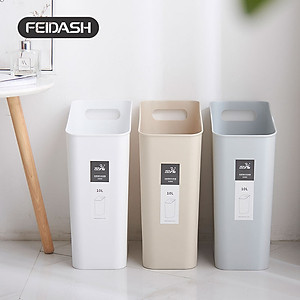 Thùng Rác Thiết Kế Mở Không Nắp FEIDASH G3060-10L/ G3070-15L - Phong Cách Tối Giản Bắc Âu