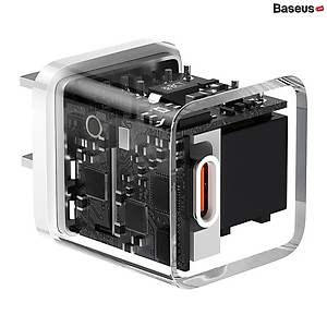 Bộ Sạc Nhanh 20W Baseus GaN5 Fast Charger 1C cho iPhone/Samsung (PD/ QC Multi Quick Charge Support, Smart Protect) - Hàng chính hãng