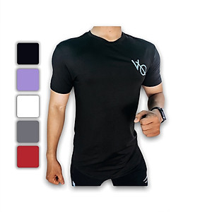 Áo thun tập gym nam DO GYM SHOP form ôm body, logo thêu, thun lạnh co giãn 4 chiều siêu thoáng mát