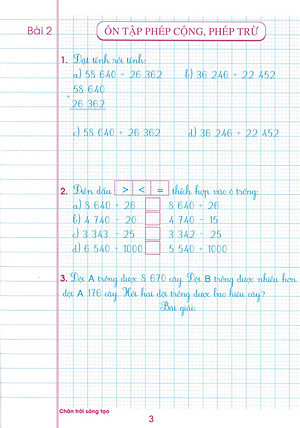 Vở Ô Li Bài Tập Toán Lớp 4 - Quyển 1 (Biên Soạn Theo Chương Trình SGK Chân Trời Sáng Tạo) _HA