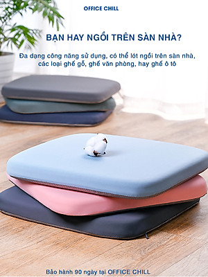 Đệm Lót Ngồi Ghế Gỗ OFFICE CHILL Nệm Lót Ngồi Ghế Văn Phòng Dưới Sàn Nhà Chất Liệu Cao Su Non