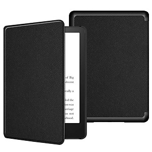 Combo Máy đọc sách All New Kindle Paperwhite 5 (11th Gen) và Bao da - Hàng nhập khẩu