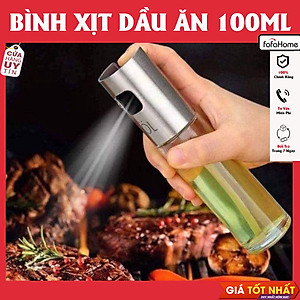 Bình Xịt Dầu Ăn Nhà Bếp Chất Liệu Thủy Tinh Sang Trọng Dung Tích 100ml Dạng Phun Sương