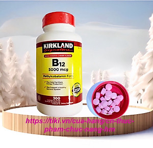 Viên uống tăng cường trí não  Vitamin B12 5000mcg , Chai 300 Viên,của Mỹ