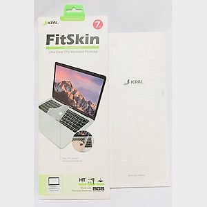 Miếng phủ bàn phím cho MacBook Air 13.3 New 2020 hiệu JCPAL FitSkin Clear Tpu siêu mỏng 0.2 mm - Hàng nhập khẩu