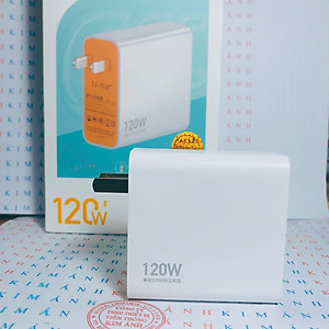 Củ sạc nhanh 120W LI-TOP AC12, chứng nhận 3C tiêu chuẩn quốc gia, bảo hành hàng chính hãng 12 tháng, được dùng thử 30 ngày