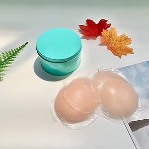 Hộp 10 Miếng Dán Ngực Silicon Siêu Tiện Lợi Tái Sử Dụng Nhiều Lần
