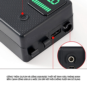 [GIÁ TỐT] Bộ Phụ Kiện Áo Điều Hòa ZASKY Nhật Bản, Bộ Phụ Kiện Áo Điều Hòa Quạt Gió, Bộ PIN Quạt Sạc Dây Cáp, PIN 50.000mAh-18V Bảo Hành 12 Tháng