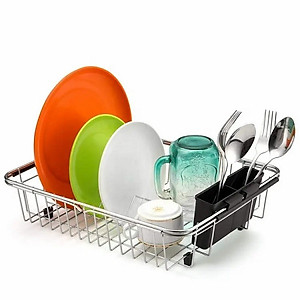 Chậu rửa bát 1 hố Valenza 7846 inox 304 nano đen dày 3li kèm bộ xả ngăn mùi, khay inox, rổ lỗ inox-Hàng chính hãng