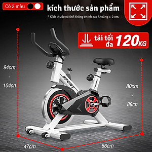 Xe đạp tập thể dục, Xe đạp thể thao,Xe đạp thể dục trong nhà giảm mỡ, săn chắc cơ thể, S500 - S303 - Elite 03 có đồ hồ hiển thị quãng đường, calo tiêu thụ, (hàng nhập khẩu)