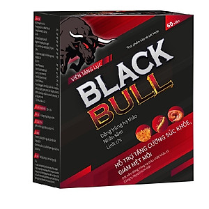 Viên Uống Tăng Lực Blackbull Tăng Cường Sức Khỏe Giảm Stress Mệt Mõi (Hộp 60 Viên)