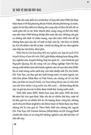 Sự thật về nạn đói năm 1945 (Qua tư liệu và ký ức lịch sử) bản in 2025