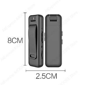 SOAIY Máy Ghi Âm Hỗ Trợ Quay Video Full HD 1080 Xoay 180 Độ Tầm Nhìn Ban Đêm Voice Recorder D3 - Hàng Nhập Khẩu