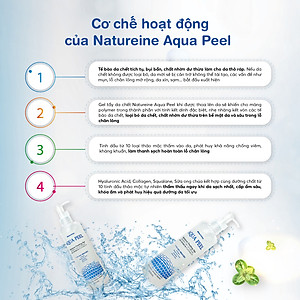 Tẩy Tế Bào Da Chết Natureine Aqua Peel Moisture Peeling Gel - Nhật Bản 