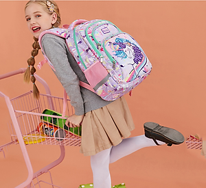 Balo học sinh cấp 1 và 2 siêu nhẹ chống gù chống nước cao cấp phong cách mới