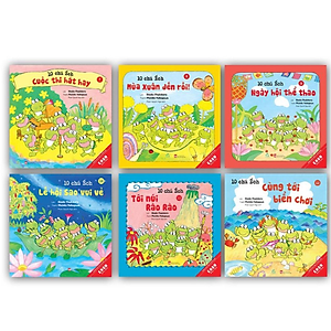 Ehon - Combo 6 Cuốn 10 Chú Ếch Phần 2 ( Tập 7 - 12)