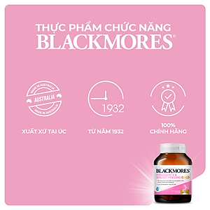 Vitamin Tổng Hợp Cho Bà Bầu và Mẹ Cho Con Bú Blackmores Pregnancy & Breast-Feeding Gold Lọ 60 Viên