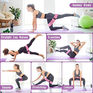 Bộ 3 Dây Kháng Lực Tập Mông Trái Đào Mini Band – Dây Đàn Hồi Hỗ Trợ Tập Chân, Đùi, Mông Tập Gym Tập Thể Thao miniBand Cao Cấp Chính Hãng Dododios (Có Chọn Từng Dây)