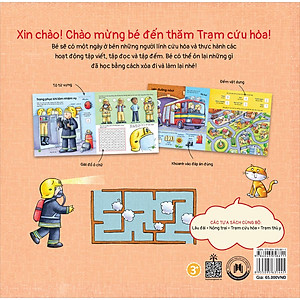 Sách Let’S Go To The Fire Station - Nào Mình Cùng Đến Trạm Cứu Hỏa (Học Mà Chơi - Dễ Dàng Viết / Xóa)(Song Ngữ Anh - Việt)