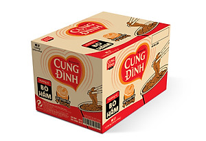 Thùng 24 Ly Mì Khoai Tây Cung Đình Kool Hương Vị Bò Hầm 