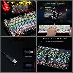 Bàn Phím Cơ K900 Gaming - Led xuyên phím có hotswap cho máy tính , laptop hàng nhập khẩu