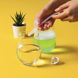 b.box Bộ ống hút thay thế và dụng cụ vệ sinh tiện dụng cho bình nước 360 dộ