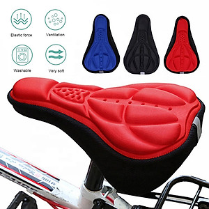 Miếng bọc yên xe đạp thể thao êm ái,chống trượt,có dây rút điều chỉnh - Hàng chính hãng