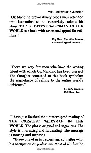 Sách The Greatest Salesman in the World