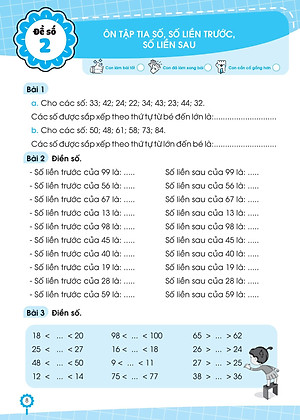 Đề Ôn Luyện Và Tự Kiểm Tra Toán Lớp 2 - Tập 1