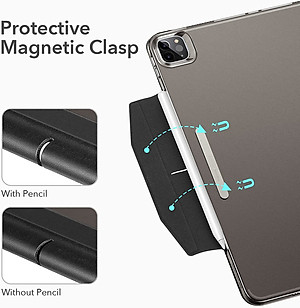 Bao Da Dành Cho iPad Pro 11 inch 2021/2022 và iPad Pro 12.9 inch 2021/2022 ESR Ascend Trifold Hard Case - Hàng Nhập Khẩu