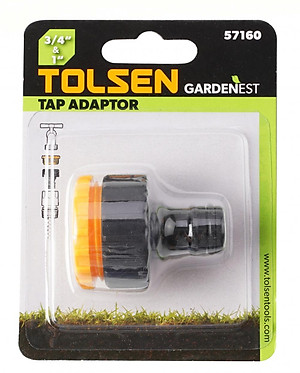 KHỚP NỐI ỐNG NƯỚC (1/2"+ 3/4"), (3/4" + 1") TOLSEN 57111, 57160  - HÀNH CHÍNH HÃNG