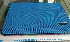 Đế tản nhiệt laptop N131 có led 2 quạt giải nhiệt cực nhanh đế nâng 4 chế độ (Tặng kèm món quà tri ân) 2Fan 8x8cm- Hàng chính hãng