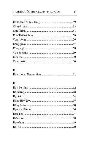 TỪ NGỮ GIẢN LƯỢC – Tìm Hiểu Đức Tin – Giáo Lý – Phụng Vụ