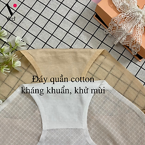 Quần lót nữ cạp cao biết thở  Vicci QV.210 công nghệ Microfiber không đường may, siêu mỏng nhẹ, tàng hình không viền, mặc nhẹ như không, thông hơi thoáng khí, kháng khuẩn khử mùi