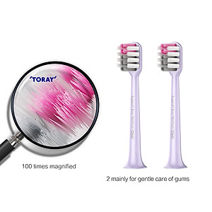 Đầu Bàn Chải Thay Thế DR.BEI BY-V12 3 Cái /Gói | Lông Toray Nhật Bản | Chứng Nhận FDA - Hàng Chính Hãng