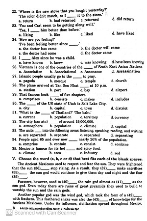 Sách Bài Tập Trắc Nghiệm Tiếng Anh 9 (Không Đáp Án)
