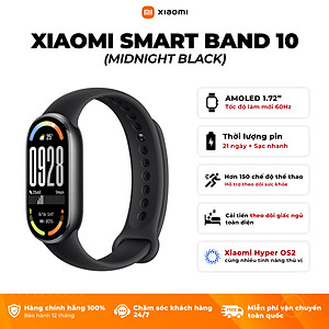 Vòng Đeo Tay Thông Minh Xiaomi Mi Band 10 - Bản Quốc Tế - Hàng Chính Hãng