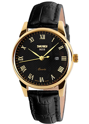 Đồng Hồ Cặp Đôi Dây Da SKMEI 9058 - DHA278