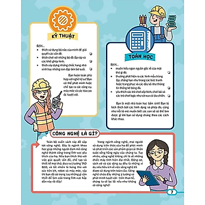 Sách Học Và Thực Hành Stem Đơn Giản - Công Nghệ - Kiến Thức Kèm Bài Tập Bổ Trợ!