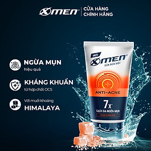 Sữa rửa mặt X-Men 100g Detox/Sáng da/Ngừa mụn/Kiểm soát nhờn/Mát lạnh 
