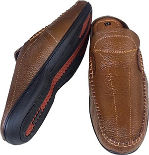 Dép bít mũi nam BIGSIZE da bò cao cấp Trường Hải BM056