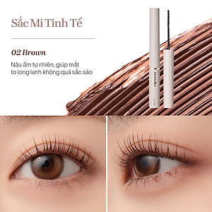 Mascara Chuốt Cong Dài Dày Mi Tự Nhiên Mude Inspire Skinny Curling Mascara (3ml)