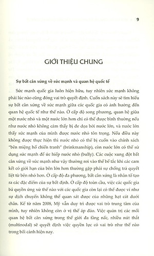 Sự Bất Cân Xứng Về Sức Mạnh Và Các Mối Quan Hệ Quốc Tế (Sách Tham Khảo)