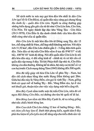 Sách Lịch Sử Nhà Tù Côn Đảo