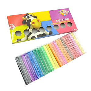 Sáp Nặn Thủ Công 24 Màu Kiddy Clay BX - 500 - 24