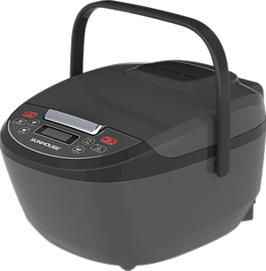 Nồi cơm điện tử 1.8L Sunhouse SHD8909B - 6 chế dộ, giữ ấm 12 tiếng - Mâm nhiệt lớn, cơm dẻo, chín đều - Hàng chính hãng